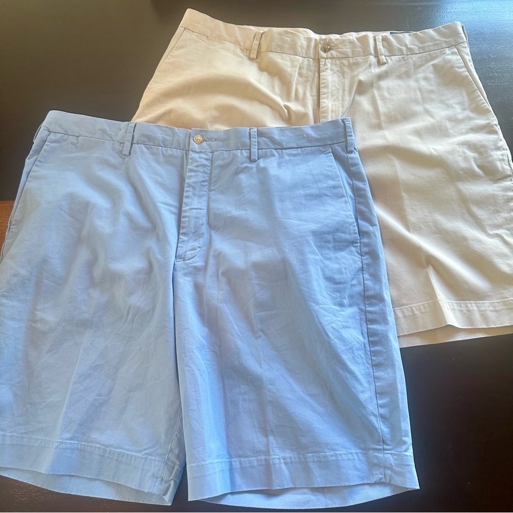 Polo Ralph Lauren 9-Inch Stretch Classic Fit Chino Short in Light Blue-Size 38